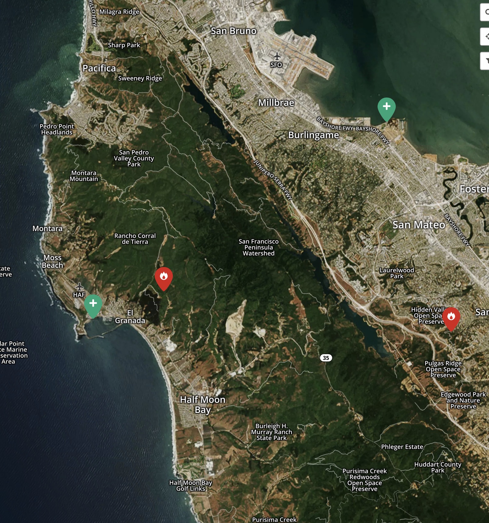 Where do You Think San Mateo County is Most Vulnerable to Climate Change Hazards?