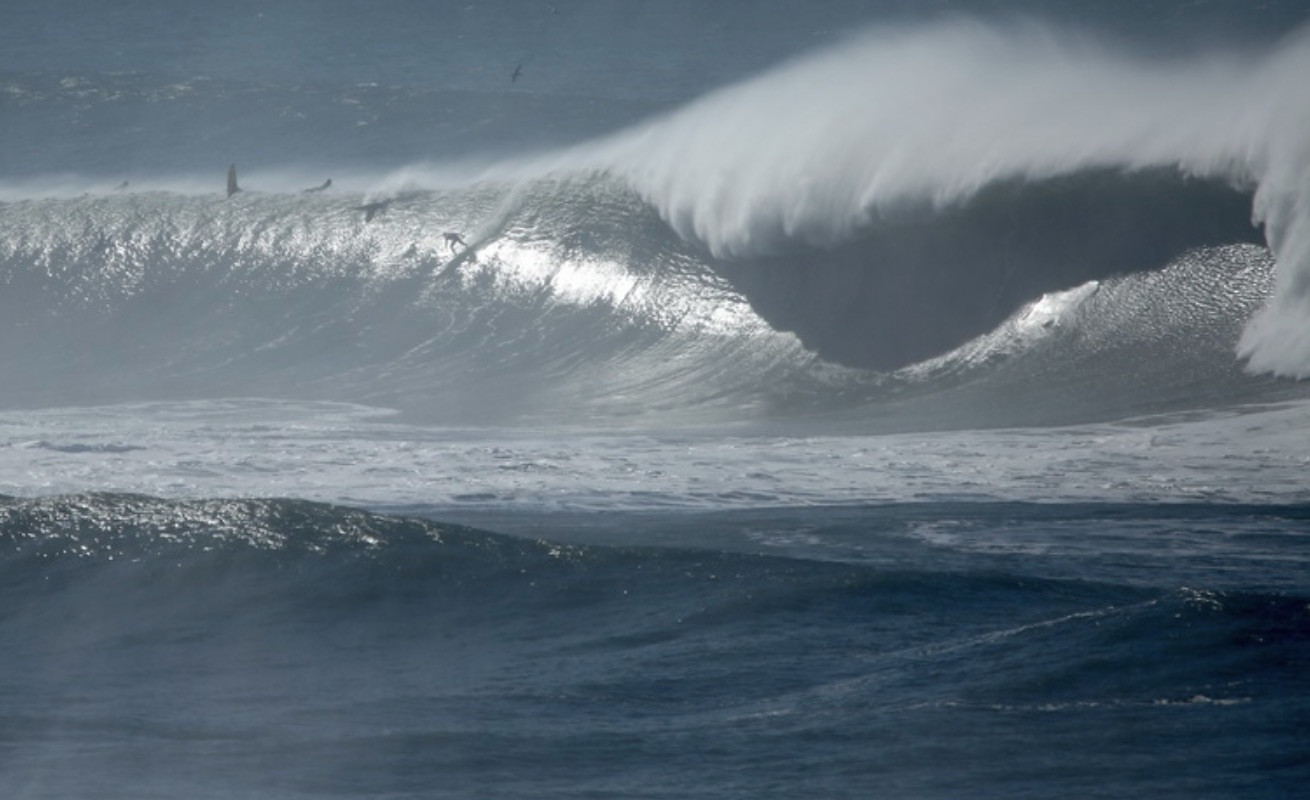 Mavericks Big Tues. 12.18.18 ~ Aerial Footage From Rob Cala