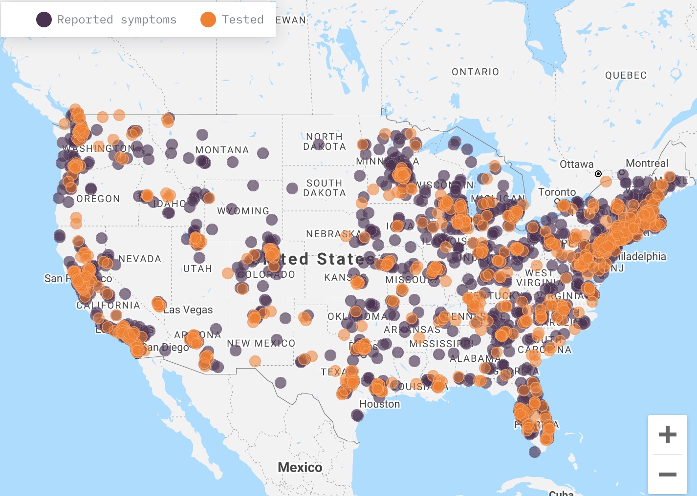 “Covid Near You” ~ Crowdsourcing the COVID-19 Pandemic in Real Time