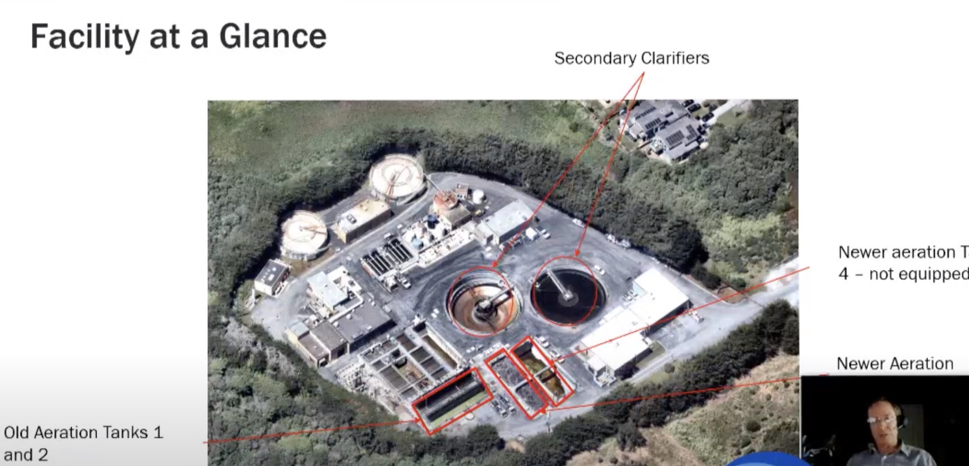 Sewer Authority Discusses Redesign of the Clairifying Basins to Manage B.O.D. Capacity and Create Redundancy