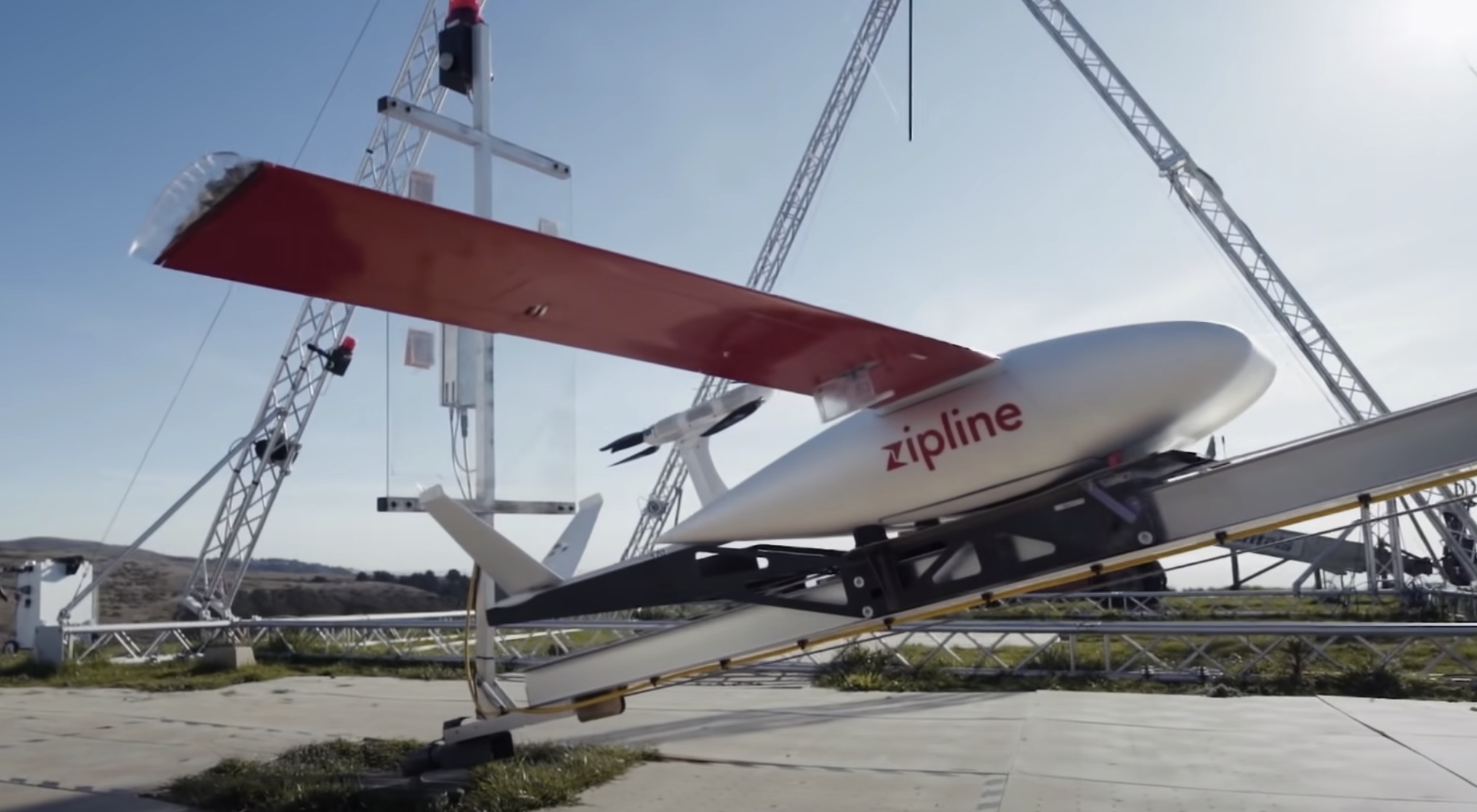 Zipline at HMB Airport: Can Now Drop Blood, Vaccines and Anit-Venom Anywhere at 100km/hour