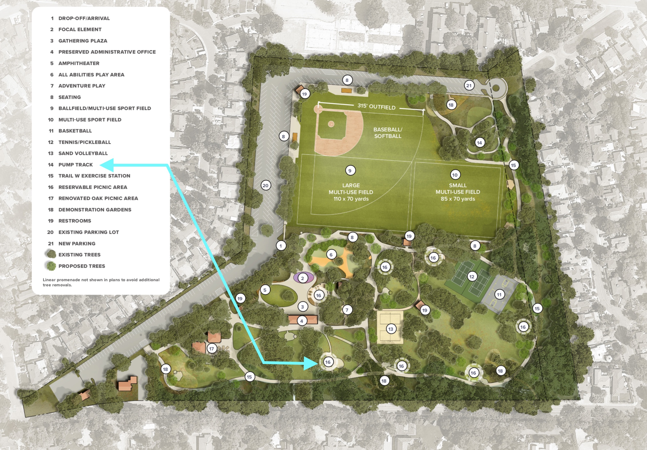 San Mateo County Supervisors Adopt Flood Park Landscape Plan Which Includes a Second County Pump Track!