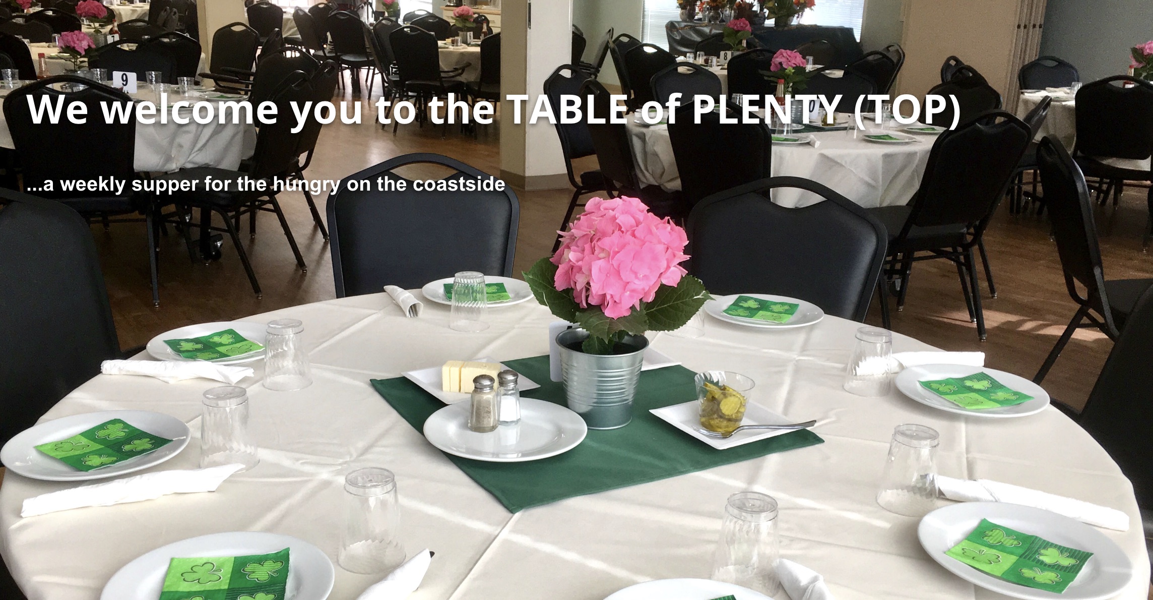 Table of Plenty is Looking for a New Program Director to Carry on Weekly Dinners for the Hungry in our Coastside Community