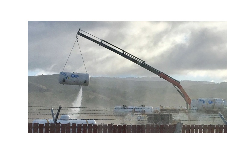 Major Victory for Green Foothills!  AmeriGas is Removing the 15,000-gallon Propane Storage Tank that is next door to the Pillar Ridge Manufactured Home Park