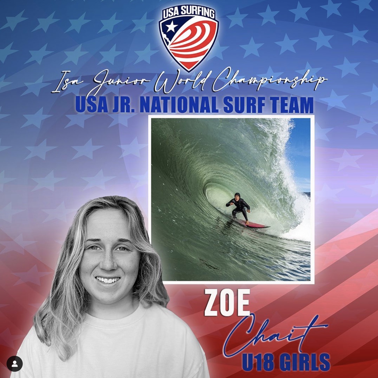 Once 2019 California Middle School Champ, Coastsider Zoe Chait is Now Fundraising to Surf Under 18 for Team USA 2023 in Brazil