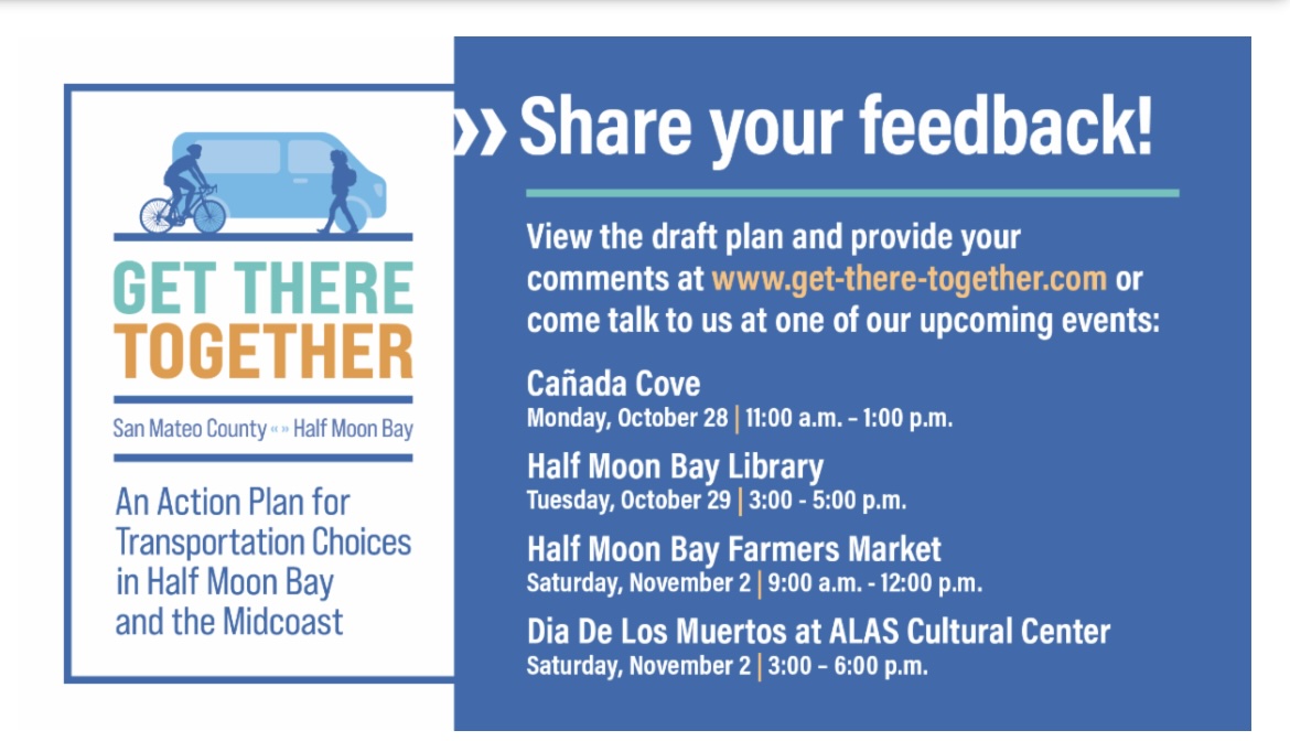 SMCo’s “Get There Together” ~ Transportation Action Plan for Half Moon Bay and Midcoast