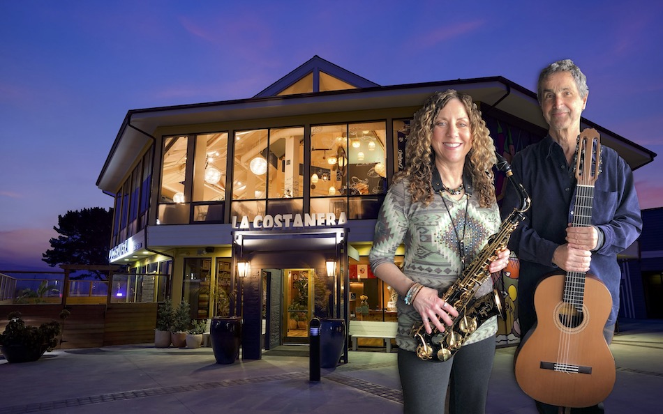 Sonya Jason’s “Latini” Sax & Guitar at La Costanera on Pillar Point Harbor