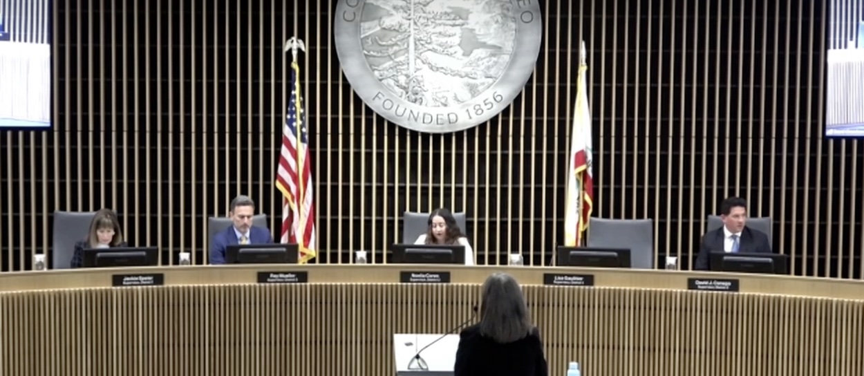 Supervisor Speier Questions Value of Lobbyist Mega Industry Versus Electeds Networking; County Executive Happy to Terminate and Manage Internally