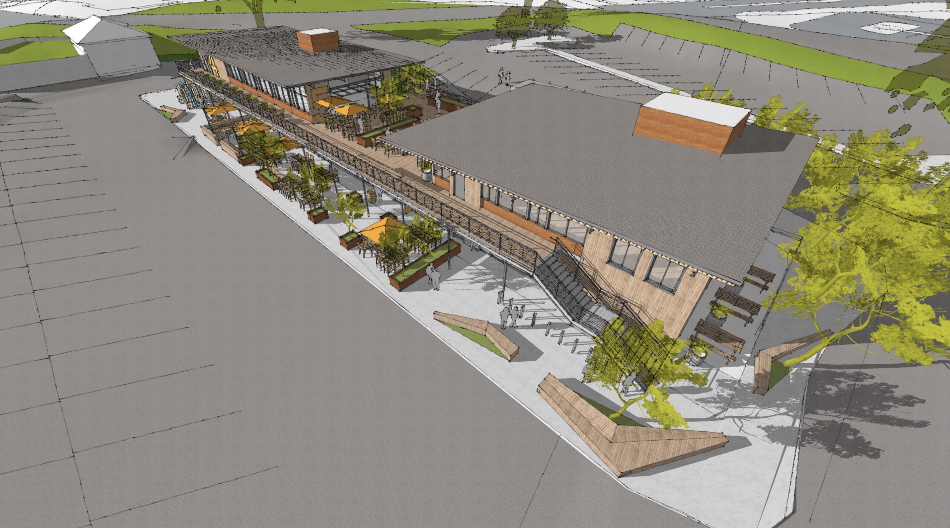 Concept Yes, Location No ~ Tenants and Community Push Back on Pillar Point Harbor Retail Center’s $1.4M Design which would Relocate Tenants During Construction after $1M Ketch Restaurant Renovation Investment